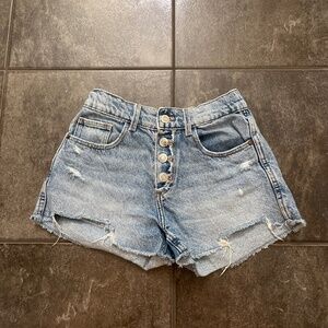 ZARA Kids High Rise Jean Shorts